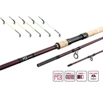 Kép 1/5 - Delphin MAGMA M3 Duo feeder 3 rész 330-390cm 100g feeder bot