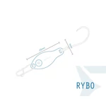 Kép 3/3 - Delphin RYBO 0.5g NUCLEO kanál villantó