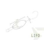 Kép 3/3 - Delphin LIFO 2.5g TROUT kanál villantó