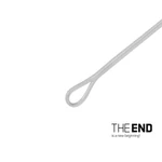 Kép 3/3 - Delphin THE END FLRcarbon Leader / 1db 80 cm 30lbs