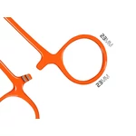 Kép 3/3 - Delphin Atak! REFLEX 15cm ívelt csipesz