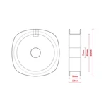 Kép 2/2 - Spulni 100-300m átlátszó 10db