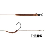 Kép 2/2 - Delphin The End Boilie 20cm/25lbs/#4 2db horgos előke