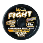 Kép 2/2 - K-Karp Dyna Tex Fight Core 5 m 45 lb camou barna fonott előkezsinór