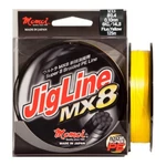Kép 1/3 - Momoi Jigline MX8 PE 125 m 0,14mm  fluo sárga fonott zsinór