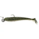 Kép 2/4 - Rapture Ribbed Swing Shad 7cm white ghost 12db plasztik csali