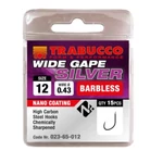 Kép 1/2 - Trabucco Wide Gape Silver szakáll nélküli horog, méret: 16