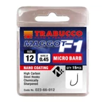Kép 1/2 - Trabucco F1 Maggot mikro szakállas horog, méret: 12