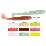 Kép 1/2 - Trabucco Slurp Bait T-Shad Chartreuse Ghost 10db, plasztik műcsali