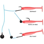 Kép 2/2 - Trabucco Slurp Bait T-Shad Chartreuse Ghost 10db, plasztik műcsali