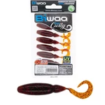 Kép 1/3 - Biwaa TailGunR Curly 3,5" 9cm Bloodworm Texas Craw 012 gumihal 7 db/csg