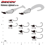 Kép 2/2 - Decoy Violence SV-38 offset jigfej #6 1,8g 5db/csg