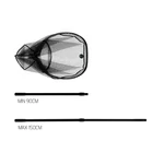 Kép 3/6 - Delphin OMINI Quick 2 részes 215cm 65x60cm merítőháló