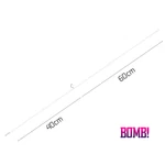Kép 2/3 - Delphin BOMB! D-SHOT Pergető végszerelék 1m #2 0,20mm 5db