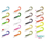 Kép 2/2 - Delphin TwistaX Eeltail UVs 5db 6cm BEST gumihal