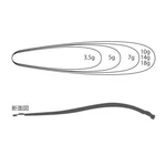 Kép 2/2 - Tiemco Lightning Wobbler 35mm 3,5g Color 313 kanál villantó