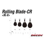 Kép 3/4 - Decoy BL-8G Colorado Gold 1 Spinner Blade Forgóval 2 db/csg