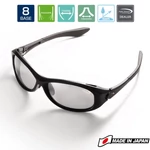 Kép 1/4 - Tiemco Sight Master Rotondo Matte Black SWR Light Gray SM polarizált napszemüveg