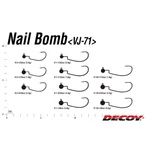 Kép 3/3 - Decoy Offset VJ-71 Nail Bomb #1 2,5gr jigfej 5 db/csg