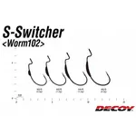 Kép 3/4 - Decoy Offset Worm 102 S-Switcher #3/0 1,0gr súlyozott horog 5 db/csg