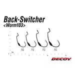 Kép 4/4 - Decoy Offset Worm 103 Back Switcher #4/0 1,5gr súlyozott horog 4 db/csg