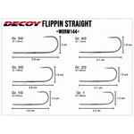 Kép 4/4 - Decoy Worm 144 Flippin Straight #1/0 horog