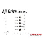 Kép 3/4 - Decoy SV-55 Aji Drive #8 1,8gr jigfej 5 db/csg