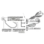 Kép 4/5 - Decoy Offset Worm 29 Rock'n 3/0 horog 6 db/csg
