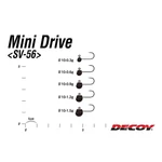 Kép 3/3 - Decoy SV-56 Mini Drive #10 0,3gr jigfej 5 db/csg