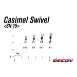 Kép 3/3 - Decoy SN-15 Casimel Swivel 8 forgó 12 db/csg