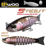 Kép 2/2 - Biwaa Swimbait Strout 5,5" 14cm 29g 07 Rainbow wobbler