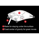 Kép 3/3 - Duo Realis Crank 50SSR Kabuki 5cm 8.5gr CCC3180 Citrus Shad wobbler