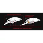 Kép 3/3 - Duo Realis Crank M65 8A 6.5cm 14gr CPAZ349 Blue Back Flake wobbler