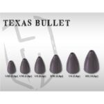 Kép 2/2 - Herakles Texas Bullet Matt Grey 1/32oz 1,0gr bullet ólom 10 db/csg