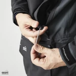 Kép 3/7 - Geoff Anderson Dozer Rough Black Long Waterproof Jacket Jumbo X dzseki