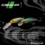Kép 2/3 - Major Craft Ceana Jerkbait 90SPM Middle 9cm 11gr #013 Holo Clown wobbler
