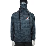 Kép 1/3 - Major Craft Sun Protection Hoodie UV-álló kapucnis felső XXL Dark Gray