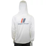 Kép 2/3 - Major Craft Sun Protection Hoodie UV-álló kapucnis felső M White