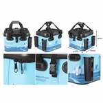 Kép 2/3 - Major Craft Tackle Bag MTB-30 Eva pergető táska 33*26*25cm Ocean Blue