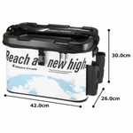 Kép 3/3 - Major Craft Tackle Bag MTB-40 Eva pergető táska 42*26*30cm Ice White