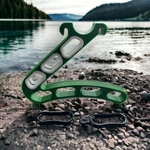 Kép 2/2 - Niedermayer Landing merítőszák tartó, zöld / fehér