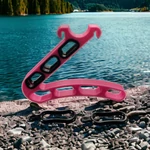 Kép 2/2 - Niedermayer Landing merítőszák tartó, pink / fekete