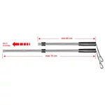 Kép 2/2 - Rapture Rubbe compact handle 70/2 teleszkópos száknyél