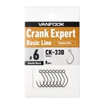 Kép 1/2 - Vanfook CK-33B Crank Expert 4 szakáll nélküli horog 8db