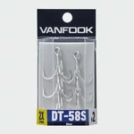 Kép 1/4 - Vanfook DT-58S 2 hármas horog 6db