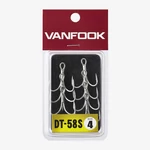 Kép 4/4 - Vanfook DT-58S 2 hármas horog 6db