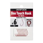 Kép 1/3 - Vanfook OSP-31R One Touch Hook 6 szakáll nélküli horog 8db