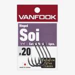 Kép 1/3 - Vanfook Ringed Soi 26 horog 3db