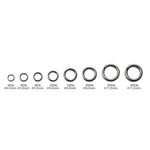 Kép 2/2 - Varivas Avani Ocean Works Power Split Ring 11,0mm 400lbs 182kg kulcskarika 6 db/csg
