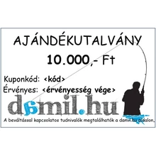 damil.Hu ajándékutalvány, vásárlási utalvány - 10000 Ft